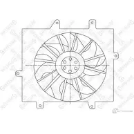 Вентилятор радиатора STELLOX Chrysler PT Cruiser 1 (PT) Универсал 2.4 GT 223 л.с. 2003 – 2010 V2G4 LKZ 29-99325-SX