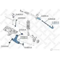 Рулевой наконечник STELLOX 4057276185098 Lexus 51-00337-SX 5JAME A