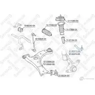 Рулевой наконечник STELLOX Toyota Avensis (T270) 3 Седан 2.2 D 4D (ADT271) 177 л.с. 2008 – наст. время FI RFQBC 4057276185333 51-00373-SX