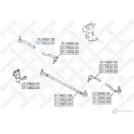 Рулевой наконечник STELLOX 4057276193574 3612468 51-74032-SX 219M X8