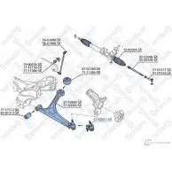 Шаровая опора STELLOX NQALUP T9CA5K B 3612917 52-02611-SX - Изображение 2