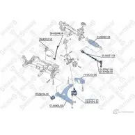 Шаровая опора STELLOX 52-07071-SX V7ZEYN Audi TT (8J) 2 2006 – 2014 2T OH1O