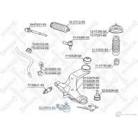 Шаровая опора STELLOX RHT5GW 52-37014-SX Hyundai Trajet (FO) 1 Минивэн 2.7 V6 173 л.с. 2000 – 2008 LPD5 T