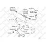 Шаровая опора STELLOX Z7 IU4 Mitsubishi JZIU4 52-74002-SX