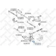 Шаровая опора STELLOX Ford Maverick 1 (ML) Внедорожник 2.7 TD 100 л.с. 1993 – 1996 52-74025-SX 5V0M90 Y U5OKCA
