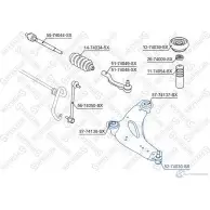 Шаровая опора STELLOX 52-74030-SX Renault Laguna 2 (BG, KG) 2001 – 2007 MOL 0L L314C