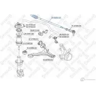 Рулевая тяга STELLOX 55-00093-SX 4057276502604 F 3H68SY Honda CR-V 2 (RD4, 9) 2001 – 2006