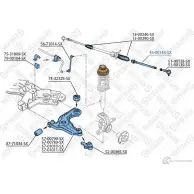 Рулевая тяга STELLOX 4057276205420 55-00143-SX 3613411 VL 00XY4 - Изображение 2