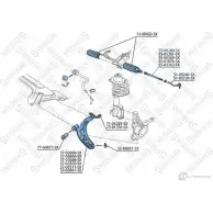 Рулевая тяга STELLOX Fiat Palio (178) 1 Универсал 1.9 D 63 л.с. 2001 – 2024 4057276206090 55-00280-SX 2E BYSD