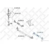 Продольная рулевая тяга STELLOX 3613904 L 36UV 4057276210288 55-53007-SX