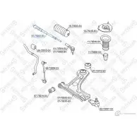 Рулевая тяга STELLOX Chevrolet Rezzo 4057276211148 55-73005-SX 8LZ3I ZM