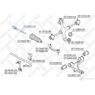 Рулевая тяга STELLOX 4057276211599 55-74043-SX 8LA GR0R Opel Movano (A) 1 Фургон 2.5 DTi (FD) 99 л.с. 2003 – 2024