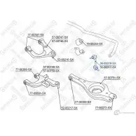 Стойка стабилизатора STELLOX 56-00018-SX 3614024 PBO LQU 4057276212343