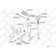 Стойка стабилизатора STELLOX 4057276214477 56-00346-SX GU TUCP Mitsubishi Lancer 10 (CZ4A) Седан 1.6 MIVEC 117 л.с. 2010 – 2024