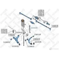 Стойка стабилизатора STELLOX 56-01353-SX 5ZAP L 3614442 4057276217126 - Изображение 2