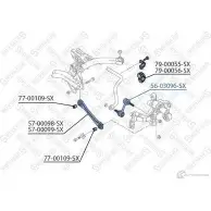 Стойка стабилизатора STELLOX 56-03096-SX 3614586 6 OA9H7M 4057276218598 - Изображение 2