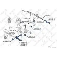 Стойка стабилизатора STELLOX 2FSKN BV 4057276218932 56-04110-SX 115662471 - Изображение 2