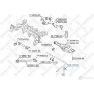 Стойка стабилизатора STELLOX 56-07303-SX CLVAT K Hyundai ix55 (EN) 1 Кроссовер 3.0 V6 CRDi 4WD 250 л.с. 2011 – 2012 4057276219656