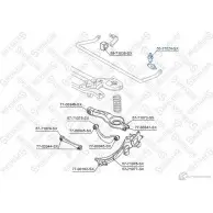 Стойка стабилизатора STELLOX 56-71024-SX 56-045 18-SX 04OTZ 3614815 - Изображение 2