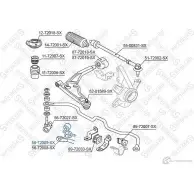 Стойка стабилизатора STELLOX 4057276221291 0R7 F1Z 56-72009-SX 3614835 - Изображение 2