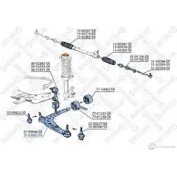 Рычаг подвески STELLOX 3615410 OP V4C 4057276228887 57-03665-SX