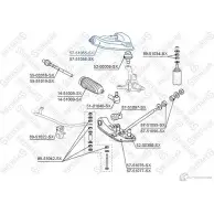 Рычаг подвески STELLOX R KX5U 57-51055-SX 194280757 4057276233607
