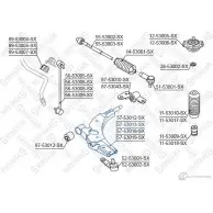 Рычаг подвески STELLOX 57-53013-SX XDB DVL 116232633 4057276234017