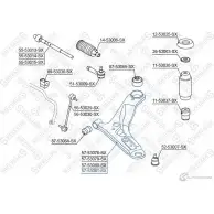 Рычаг подвески STELLOX 57-53081-SX W3 DNS6 3615820 4057276234659