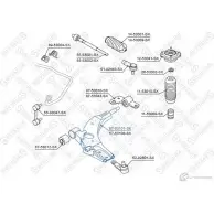 Рычаг подвески STELLOX 155599767 3ZM3 6RX 57-53107-SX 4057276234918