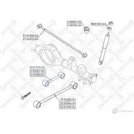 Рычаг подвески STELLOX 1E QT9U 1014434340 57-61050-SX 4057276235496 - Изображение 2