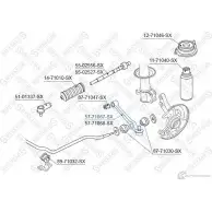 Рычаг подвески STELLOX 57-71067-SX Mazda Demio B 3G1U3E 4057276236424