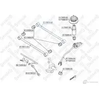Рычаг подвески STELLOX 4057276237711 57-73012-SX Kia Magentis (GD, MS) 1 Седан 2.0 136 л.с. 2001 – 2005 1HAGH HX