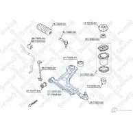 Рычаг подвески STELLOX RL CQCV3 3615928 57-73027-SX 4057276237865