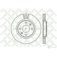 Тормозной диск STELLOX 4057276243002 Z6H RMV Citroen C4 1 (LA, PF2) Купе 1.6 VTi 120 120 л.с. 2008 – 2011 6020-1929V-SX