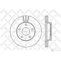 Тормозной диск STELLOX 4057276243422 ZVZC F 6020-2524V-SX 3616884