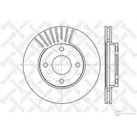 Тормозной диск STELLOX 6020-2549V-SX DFXFN 9 Mazda 2 (DY) 2 Хэтчбек 1.2 5 75 л.с. 2003 – 2007 4057276243583