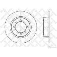 Тормозной диск STELLOX Mitsubishi 4057276243842 GMZ 24HJ 6020-3009-SX