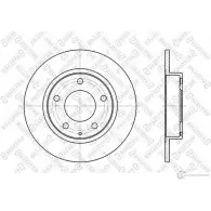 Тормозной диск STELLOX Mazda 626 (GF) 5 Седан 2.0 136 л.с. 1998 – 2002 6020-3228-SX F1 V7EV 4057276244160