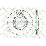 Тормозной диск STELLOX KLY 6GN Mercedes E-Class (W210) 2 Седан 2.8 E 280 (263) 204 л.с. 1996 – 2002 6020-3341V-SX 4057276244573