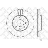 Тормозной диск STELLOX 4057276245075 Opel Astra (F) 1 Универсал 1.7 D (F08. C05) 57 л.с. 1991 – 1992 L 2HSRKW 6020-3608V-SX
