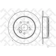 Тормозной диск STELLOX 6020-4574-SX 3617081 4057276246195 OK 653A