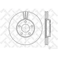 Тормозной диск STELLOX Q0 T4XC 6020-4765V-SX 4057276246836 Volkswagen Passat (B5) 3 Универсал 2.3 VR5 150 л.с. 1997 – 2000