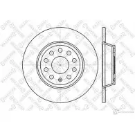 Тормозной диск STELLOX 6020-4840-SX 4057276247161 INH R6E Volvo S40 1 (644) Седан 2.0 140 л.с. 1995 – 1999
