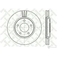 Тормозной диск STELLOX 7A T7N2 3617191 6020-9313V-SX 4057276247505