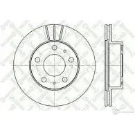 Тормозной диск STELLOX 6020-9946V-SX Fiat Ducato (250) 3 Кабина с шасси 3.0 160 Multijet 3.0 D 158 л.с. 2006 – наст. время 4057276247826 0BR16 4