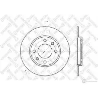 Тормозной диск STELLOX Peugeot 306 1 (7B, N3, N5) Седан 1.8 101 л.с. 1994 – 2001 4057276247833 6020-9947-SX 9 SZQK9