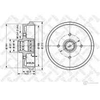 Тормозной барабан STELLOX 3617293 RY VSNTL 4057276248236 6025-4708-SX - Изображение 2