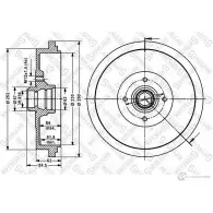 Тормозной барабан STELLOX K 9SRC 6025-4719-SX 3617296 4057276248267 - Изображение 2