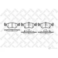 Тормозные колодки дисковые, комплект STELLOX 687 002B-SX 219 75 Toyota Avensis (T220) 1 Седан 2.0 (ST220) 128 л.с. 1997 – 2000 21976