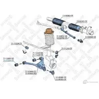 Сайлентблок STELLOX 4057276258563 2DM 8ORP 71-11220-SX 3619614 - Изображение 2